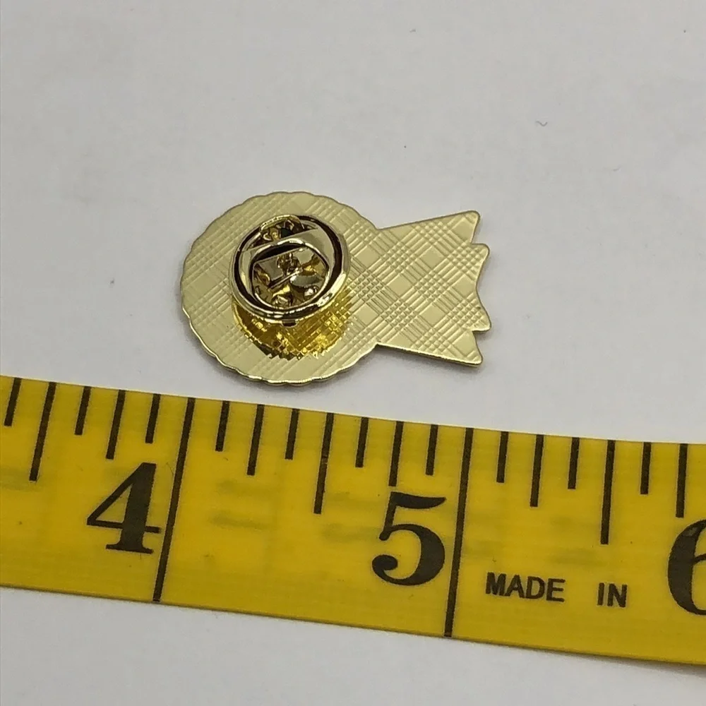 3/$25 “Only Cried A Little Yay” White Ribbon Metal Enamel Pin Badge Unisex